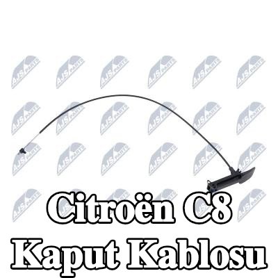 NTY Kaput kablosu Ön — Citroën C8