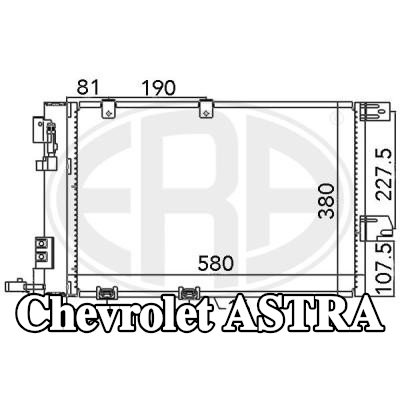 ERA مكثف تكييف الهواء مع مجفف — 1998 Chevrolet Astra