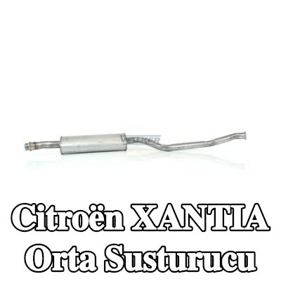 WALKER Orta susturucu 1650mm, montaj parçaları olmadan — 2000 Citroën Xantia