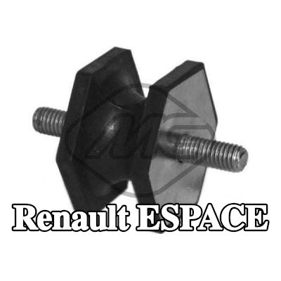 Metalcaucho مخمد مطاطي، كاتم الصوت — 2012 Renault Espace
