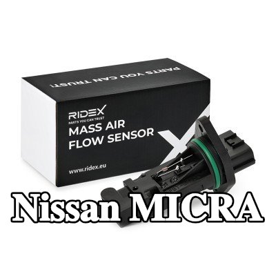 RIDEX مستشعر تدفق الهواء الكلي 12V — 2000 Nissan Micra