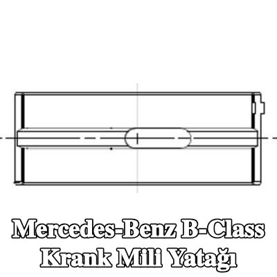 MAHLE Krank mili yatağı — 2012 Mercedes-Benz B-Class
