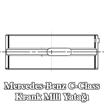 MAHLE Krank mili yatağı — Mercedes-Benz C-Class