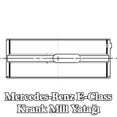 MAHLE Krank mili yatağı — 2012 Mercedes-Benz E-Class