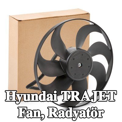 KAMOKA Fan, radyatör 345mm — Hyundai Trajet