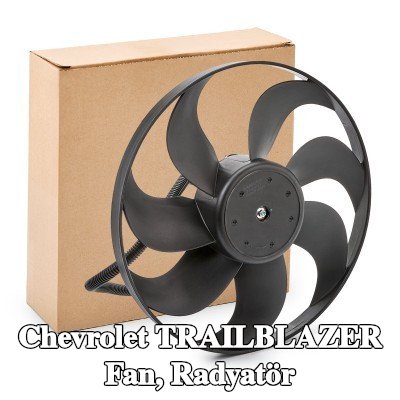 KAMOKA Fan, radyatör 345mm — Chevrolet Trailblazer