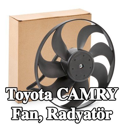 KAMOKA Fan, radyatör 345mm — 2000 Toyota Camry