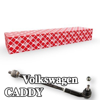 FEBI BILSTEIN مجموعة قضيب التوجيه للمحور الأمامي الأيمن, 319mm, مع صامولة قفل — 2002 Volkswagen Caddy