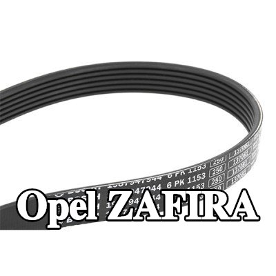 BOSCH حزام سيربنتين 1153mm, Number of ribs: 6 — Opel Zafira