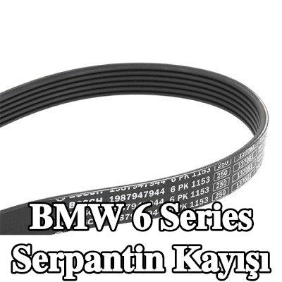 BOSCH Serpantin kayışı 1153mm, Number of ribs: 6 — BMW 6 Series