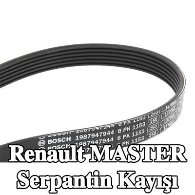 BOSCH Serpantin kayışı 1153mm, Number of ribs: 6 — 2016 Renault Master