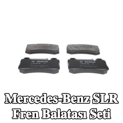 BOSCH Fren balatası seti 15, 8mm, gıcırtı önleyici plaka ile, montaj kılavuzu ile — Mercedes-Benz Slr
