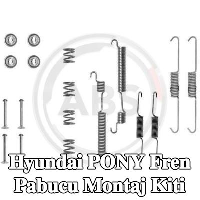 A.B.S. Fren pabucu montaj kiti — Hyundai Pony