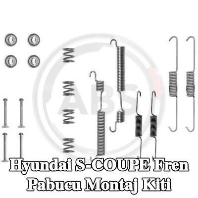 A.B.S. Fren pabucu montaj kiti — Hyundai S-coupe