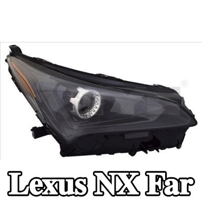 TYC Far Sağ, LED, LED'li, elektrik motorlu — Lexus Nx
