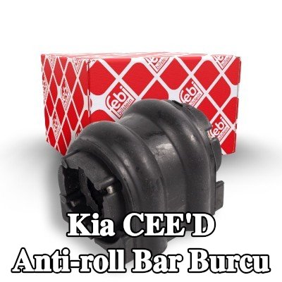FEBI BILSTEIN Arka aks sol stabilizatör çubuğu burcu, Arka Aks Sağ, 13mm, Elastomer — 2016 Kia Cee'd