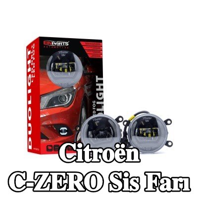 EINPARTS Sis Farı DUOLIGHT, Ön, H11, H8, LED, kablo seti ile, montaj kiti ile — Citroën C-zero