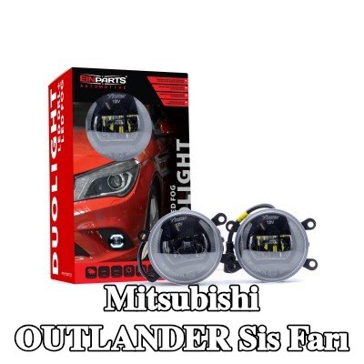 EINPARTS Sis Farı DUOLIGHT, Ön, H11, H8, LED, kablo seti ile, montaj kiti ile — Mitsubishi Outlander