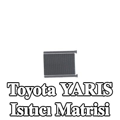 MAHLE Aksesuarları dahil ısıtıcı matrisi, boru ile — Toyota Yaris
