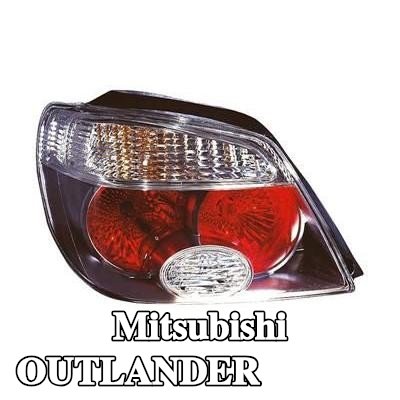 VAN WEZEL المصباح الخلفي الأيسر, بدون حامل لمبة — 2001 Mitsubishi Outlander