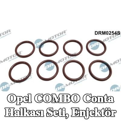 DR.MOTOR AUTOMOTIVE Conta Halkası Seti, enjektör — 2012 Opel Combo