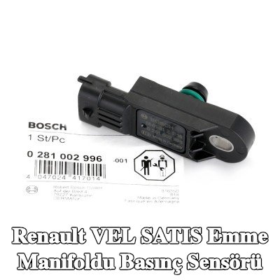 BOSCH Emme manifoldu basınç sensörü — 2002 Renault Vel Satis