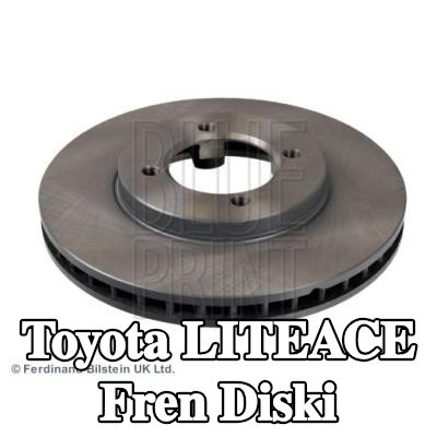 BLUE PRINT Ön aks fren diski, Outer Diameter: 255, 0mm, içten havalandırmalı, Kaplamalı — Toyota Liteace