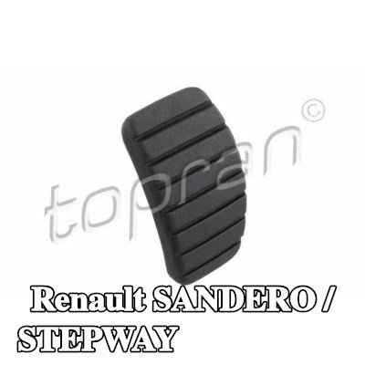 TOPRAN وسادة دواسة الفرامل وسادة دواسة مطاطية — Renault Sandero / Stepway