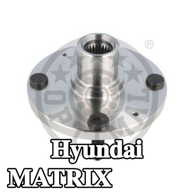 OPTIMAL محور العجلة المحور الأمامي, مع مسامير العجلة — Hyundai Matrix