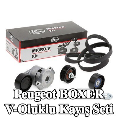 GATES V-Ribbed Kayış Seti Micro-V Kiti, Micro-V® Stretch Fit™ — Peugeot Boxer