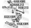 FEBEST Kontrol kolu burcu — Honda Legend (2)