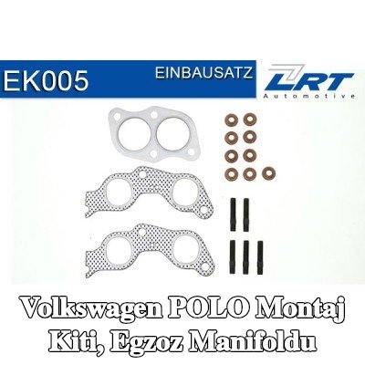LRT Montaj Kiti, egzoz manifoldu — 1990 Volkswagen Polo