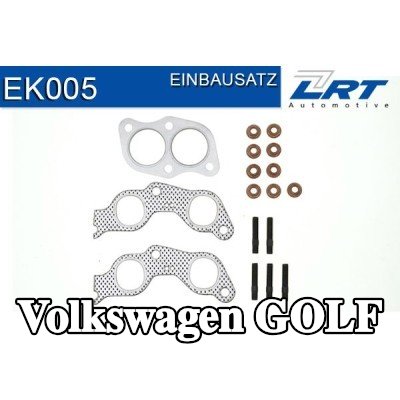 LRT طقم التثبيت، مشعب العادم — 1990 Volkswagen Golf