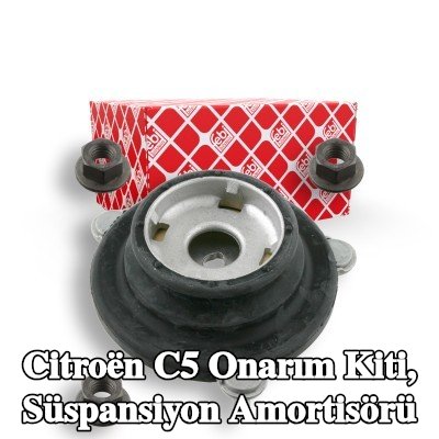 FEBI BILSTEIN Onarım kiti, süspansiyon kolu OE Turbo YENİ, Sol Ön Aks, sabitleme malzemesi ile, bilyalı rulman içermez, sabitleme/montaj malzemesi ile — Citroën C5