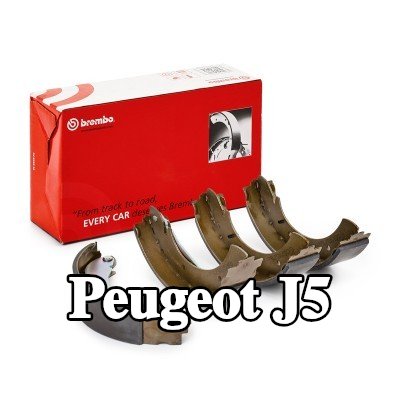 BREMBO مجموعة أحذية الفرامل مع الملحقات, مع ذراع فرامل اليد — Peugeot J5