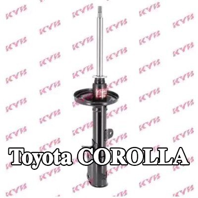 KYB ممتص الصدمات Excel-G, المحور الخلفي الأيمن, ضغط الغاز, دعامة نظام التعليق — 1990 Toyota Corolla