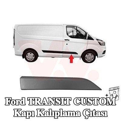 VAN WEZEL Aksesuarlı kapı pervaz kaplaması — 2012 Ford Transit Custom