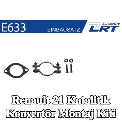 LRT Katalitik konvertör montaj kiti — Renault 21