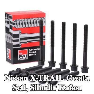FAI AutoParts Cıvata seti, silindir kafası — Nissan X-trail