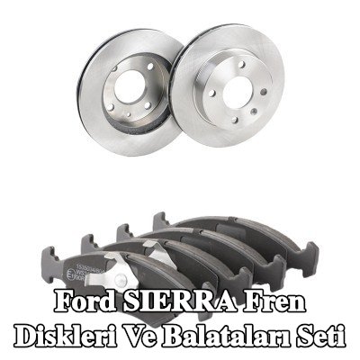 RIDEX Fren diskleri ve balataları seti Ön Aks, içten havalandırmalı — Ford Sierra