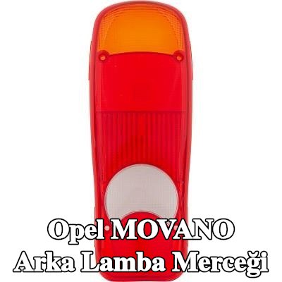 DIEDERICHS Arka lamba camı Sol, Sağ — Opel Movano