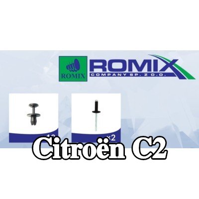 ROMIX بطانة قوس العجلة الجناح, داخلي — Citroën C2
