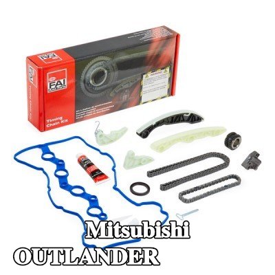 FAI AutoParts طقم سلسلة التوقيت السفلي, علوي, مع حشيات/مانعات تسرب, مع تروس — Mitsubishi Outlander
