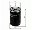 BOSCH Tek çek valflı yağ filtresi — 2008 SEAT Exeo (4)