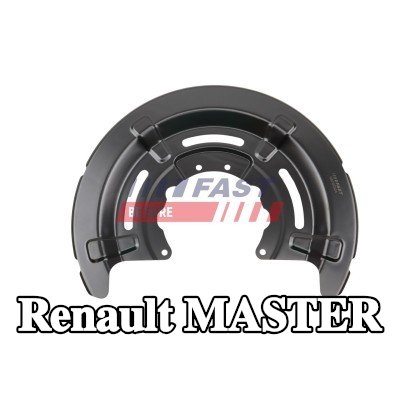 FAST لوحة دعم قرص الفرامل للمحور الخلفي الأيسر, المحور الخلفي الأيمن — Renault Master