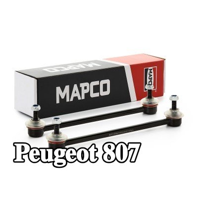 MAPCO طقم إصلاح وصلة قضيب مانع الانقلاب للمحور الأمامي على كلا الجانبين — Peugeot 807