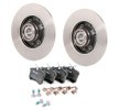BREMBO Fren diskleri ve balataları seti Prime, Arka Aks, düz — 2012 Citroën C4 (1)