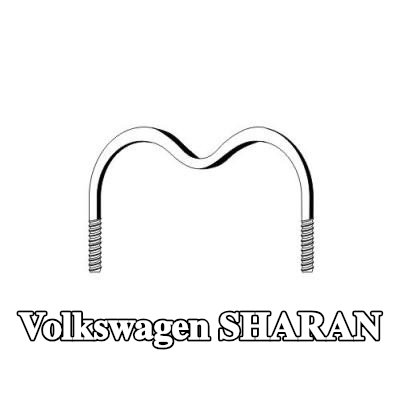 ERNST حامل سلكي، نظام العادم — Volkswagen Sharan