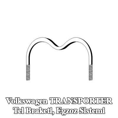 ERNST Tel braketi, egzoz sistemi — 2002 Volkswagen Transporter