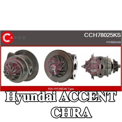 CASCO توربو CHRA — Hyundai Accent